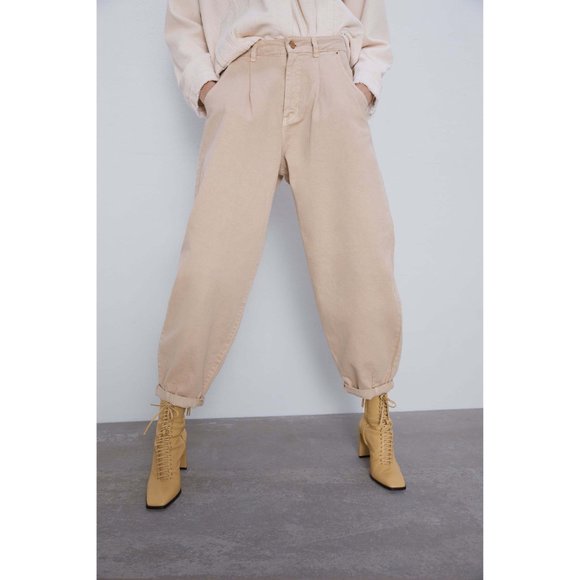 Zara | Jeans | Nwt Zara Slouchy Baggy Balloon Jeans High Rise | Poshmark